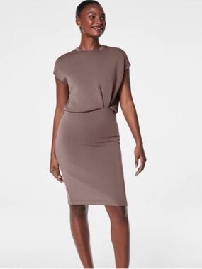 Sleeveless Taupe Spanx Air Essentials Dress